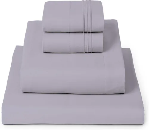 Miniatura 17 de Mellanni Juego de Sábanas Split King - Colección Icónica de 7 Piezas para Ropa de Cama, (Incluye 4 Fundas de Almohada), Bolsillo Profundo de 16 1394