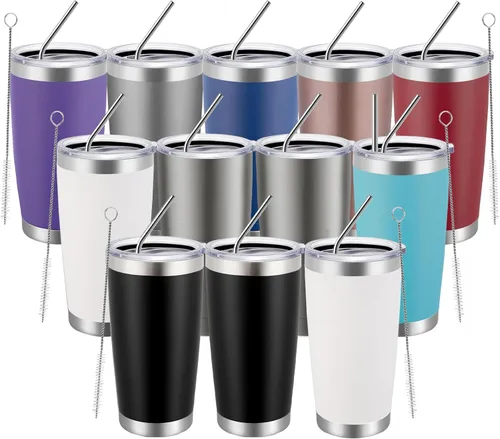 Miniatura 49 de MEWAY - Vaso de 20 onzas para café Azul marino