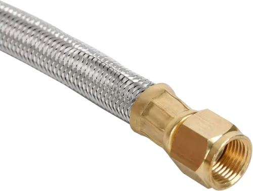 Miniatura 4 de GasSaf 5 Pies Manguera Reguladora de Propano Ajustable de 20 PSI de Acero Inoxidable Trenzada con QCC-1/Tipo, Regulador LP de Parrilla de Gas