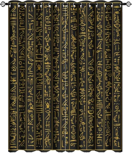 Miniatura 34 de Cortinas de Constelación, Arte Moderno Abstracto Patrón de Símbolos de Constelación Galaxia Negra Blanca, Tratamientos para Ventanas con Aislamiento