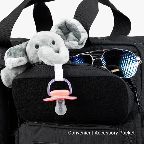 Miniatura 2 de Tactical Baby Gear Bolsa de pañales táctica de 4ª generación para papás con cambiador incluido, correas para cochecito