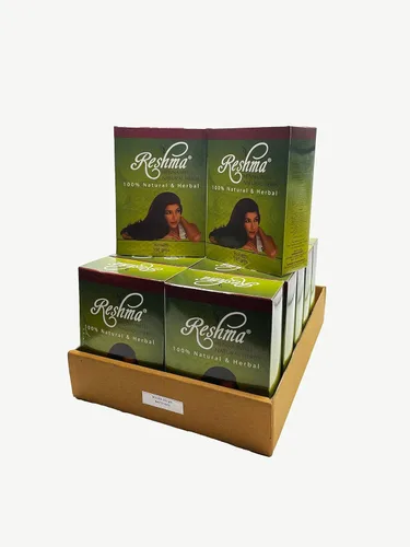 Reshma Beauty Ayurvedic Henna Hair Color Blend – Henna, Indigo & Herbal Extracts – Natural Red/Rouge Hair Color for Gray Blending – Heena Mehendi –