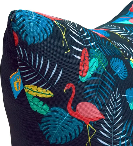 Miniatura 5 de Duck Covers Almohadas decorativas resistentes al agua, 18 x 18 pulgadas, paquete de 2, flamenco para después de fiesta, cojines de asiento de silla