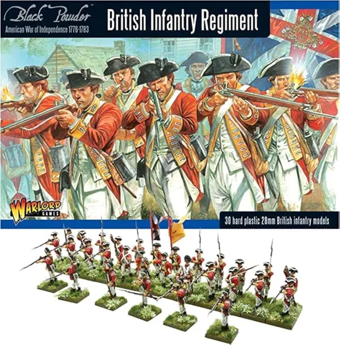 Wargames Delivered - Warlord Games Waterloo - Black Powder 2ª edición 1.102 in Miniaturas Starter Set -122 Infantería, 12 Caballería, 1 Máquina de
