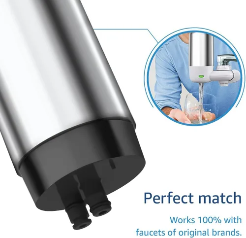 Miniatura 4 de Waterdrop 7027S Filtro de agua para grifo, repuesto para filtro Brita®, sistema de filtración de agua del grifo 36311, repuesto de filtro Brita®, 4
