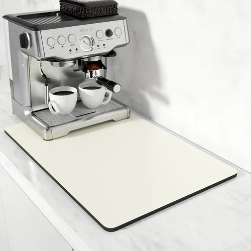 Miniatura 15 de Rnivvi Tapete de secado de platos para encimera de cocina, 16 x 18 pulgadas, bonita almohadilla de secado absorbente resistente al calor con goma