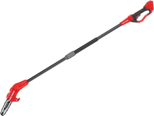 Miniatura 19 de CRAFTSMAN V20 Sierra de poste inalámbrica, 14 pies, batería y cargador incluidos, sierras de poste para podar árboles, hasta 325 cortes por carga