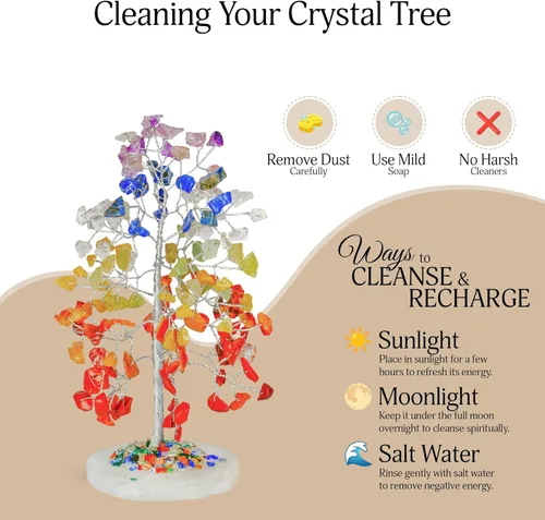 Miniatura 6 de Árbol de la vida de chakras, envuelto en una base de geoda natural de ágata, con collar de árbol de la vida, decoración de chakras, cristales
