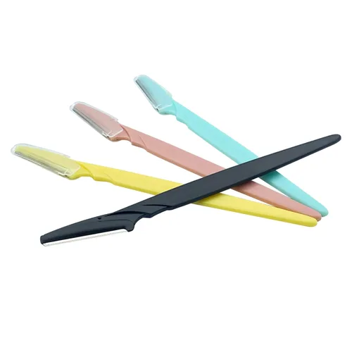 Miniatura 2 de Maquinilla de afeitar de cejas para mujer, 4 piezas de afeitar Dermaplane para mujer, multiusos, moldeador de pelo facial