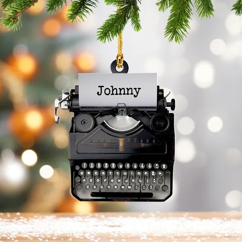Miniatura 5 de Adorno de máquina de escribir personalizado, adorno de máquina de escribir antiguo, máquinas de escribir manuales, decoración de máquina de escribir
