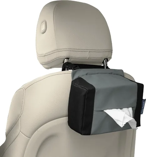Miniatura 9 de FH Group E-Z Travel™ - Dispensador de pañuelos para servilletas, se adapta a la mayoría de automóviles, SUV, camiones y camionetas, color beige