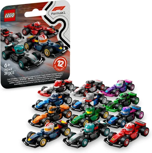 LEGO 71049 F1 Coches de carreras coleccionables al azar Juego de 1 coche de carreras - Uus.