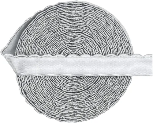 Miniatura 13 de DIY PARK 5 Yarda 1/2 "0.512 in Brillante Nylon Felpa Elástico Spandex Banda Hombro Correas Sujetador Correa Ropa Interior Lencería Costura Trim Negro