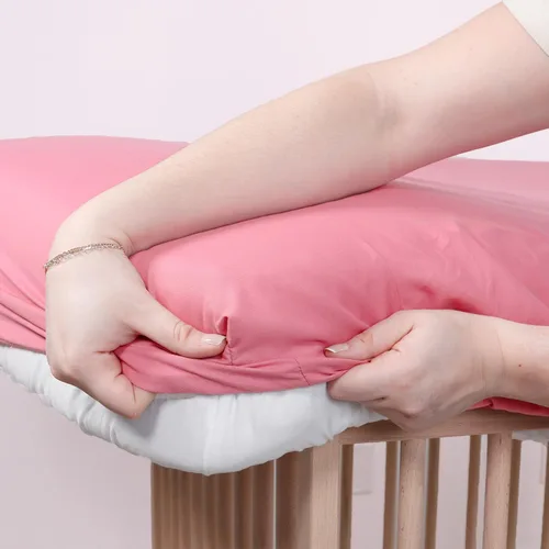Miniatura 6 de The Peanutshell Juego de 4 sábanas ajustadas para cuna - Sábanas súper suaves y transpirables para cuna de bebé niña, decoración para habitación