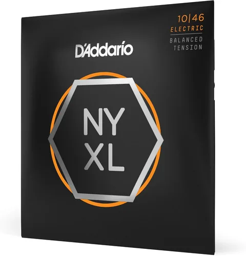 Miniatura 11 de D'Addario Cuerdas para guitarra eléctrica, NYXL entorchadas en níquel, NYXL1164, calibre medio 11-64, juego de 7 cuerdas, paquete de 1