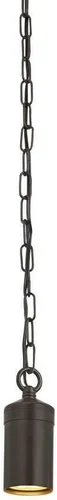 Miniatura 3 de Home Decorators Colgante LED integrado de bronce antiguo al aire libre con cadena
