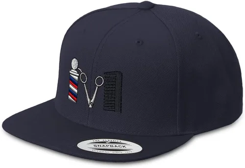 Miniatura 15 de Speedy Pros Gorra Snapback para hombre, de ala plana, con logotipo de peluquero, bordado, de acrílico