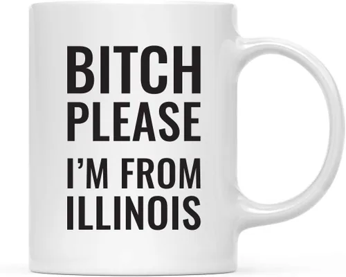 Miniatura 31 de Andaz Press Taza de café de 11 onzas, regalo de broma, Bitch Please I'm from Alabama, paquete de 1, incluye caja de regalo, divertidas ideas