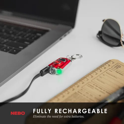 Miniatura 6 de Llavero con luz LED recargable NEBO Mycro Llavero linterna cuenta con 6 modos de luz