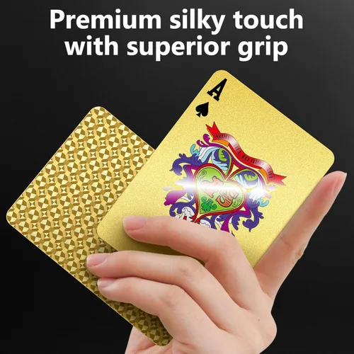 Miniatura 6 de BIERDORF Cartas de Juego de Póquer Impermeables de Plástico - Baraja Duradera y Elegante - Cartas Profesionales Premium de Índice Estándar