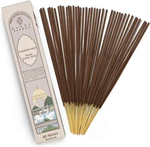 Miniatura 67 de Bakhoor - Varitas de incienso orgánicas sumergidas a mano, 100 varillas con hierbas naturales e ingredientes aromáticos, tiempo de combustión de 45