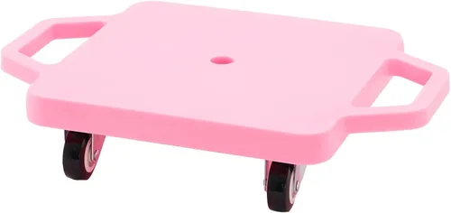 Miniatura 11 de Tabla de sentarse para niños con ruedas universales – Scooter de plástico de seguridad para niños de 6 a 12 años – Scooter deportivo manual con asas