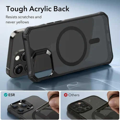 Miniatura 7 de ESR Funda para iPhone 15 Pro, compatible con MagSafe, protección de grado militar, esquinas de protección de aire a prueba de golpes, parte trasera