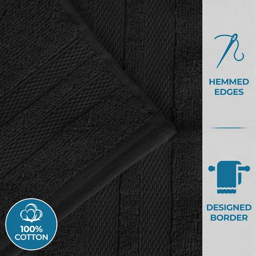 Miniatura 3 de Superior Juego de toallas de baño de algodón ultrasuave de 2 piezas, perfecto para decoración de baño, ducha, spa, gimnasio, habitación