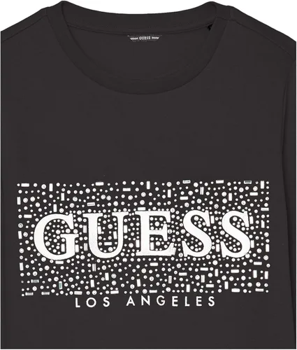 Miniatura 2 de GUESS Sudadera Fench Terry con logo de diamantes de imitación para niña