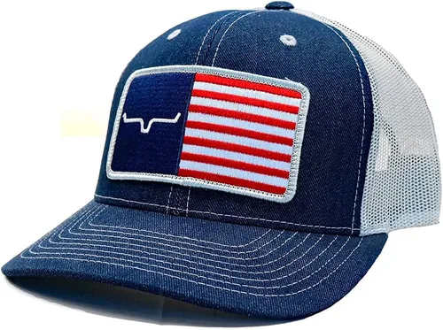 Miniatura 6 de Kimes Ranch Gorra de American Trucker ajustable con logotipo de perfil medio para hombre