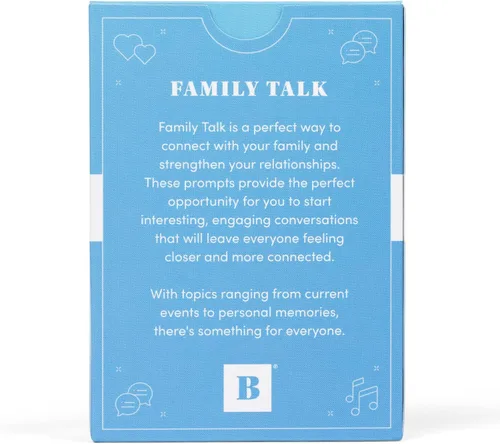 Miniatura 5 de BestSelf - Baraja de conversación familiar - Juego de 50 cartas para noche de juegos familiares, divertido y atractivo juego familiar para niños
