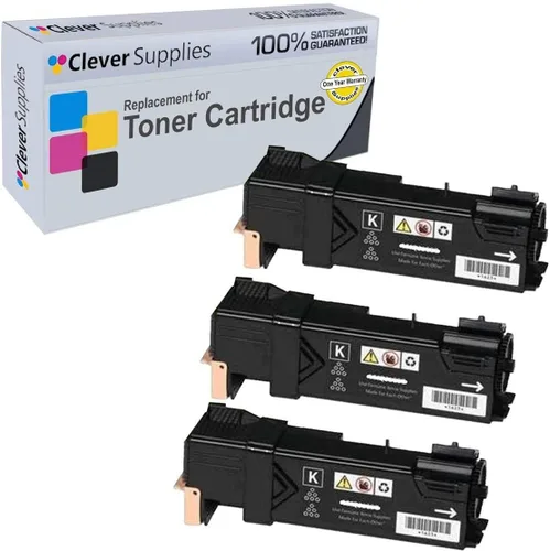 Miniatura 203 de CS compatible Xerox Phaser 6510/WorkCentre 6515 (106r03480) 2 cartuchos de tóner negro para Phaser 6510, WorkCentre 6515 2 negro