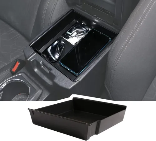 Miniatura 13 de CHEAYAR Para Toyota Tacoma 2016-2020, divisores de consola central, caja de reposabrazos de inserción, caja de reposabrazos, organizador