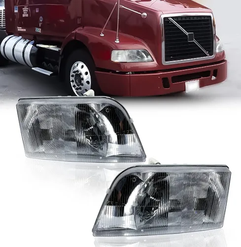 Miniatura 12 de Torque Reemplazo del lado izquierdo del conductor del faro delantero para Volvo VNM 1999-2017 y 1996-2003 VN VNL semi camiones ensamblaje DOT SAE