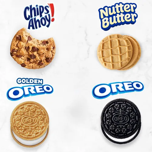 Miniatura 11 de Oreo Oreo Original, Oreo Golden, Chips Ahoy! & Nutter Butter Cookie Snacks Pack de variedades, 56 paquetes de refrigerios (2 cookies por paquete)