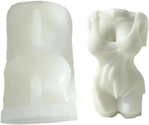 Molde de vela en forma de cuerpo para mujeres, figuras musculosas y masculinas femeninas, molde de silicona para jabón, cera de soja, resina epoxi,