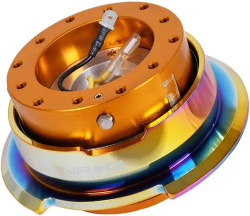 Miniatura 8 de NRG Innovations NRG-SRK-280BK-CG GEN 2.8 - Adaptador de liberación rápida para volante, 6 agujeros y 6 x 70 y 0.236 x 2.913 in, patrón de pernos