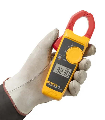 Miniatura 2 de Fluke 323 Medidor de Abrazadera para Electricistas Comerciales/Residenciales, Mide Corriente CA hasta 400 A, Mide Voltaje CA/CC hasta 600 V