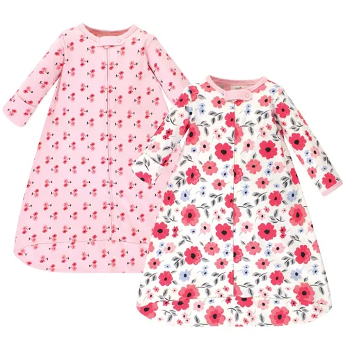 Miniatura 9 de Touched by Nature Saco de dormir unisex de algodón orgánico de manga larga para bebé, manta, mariposas brillantes, 0-3 meses