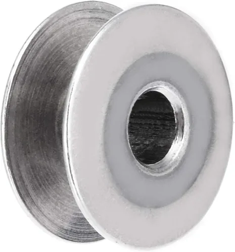 Miniatura 4 de Queenbox Bobinas de aluminio industriales de 0.827 in para máquinas de coser Singer Brother, 10 Uds