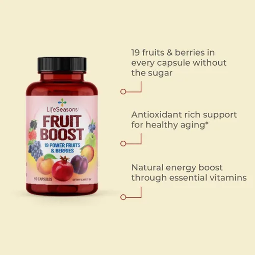 LifeSeasons Suplementos de frutas y verduras – 40 superalimentos de frutas y verduras – Apoyo nutricional para la inmunidad y el bienestar –