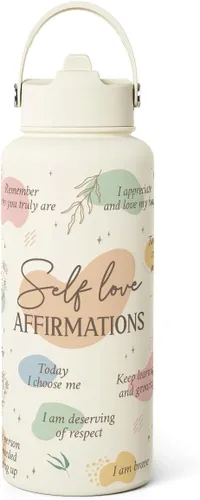 Miniatura 8 de Regalos cristianos para mujeres, botella de agua inspiradora de acero inoxidable de 32 onzas con aislamiento con tapa, regalos religiosos para mamá