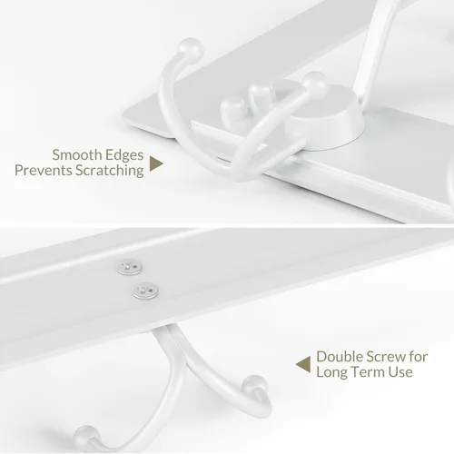 Miniatura 7 de Ganchos Resistentes para Puerta a Prueba de Óxido - Toallero de 25 lb para Puerta, Gancho de Toalla para Puerta, Colgador de Puerta para Baño