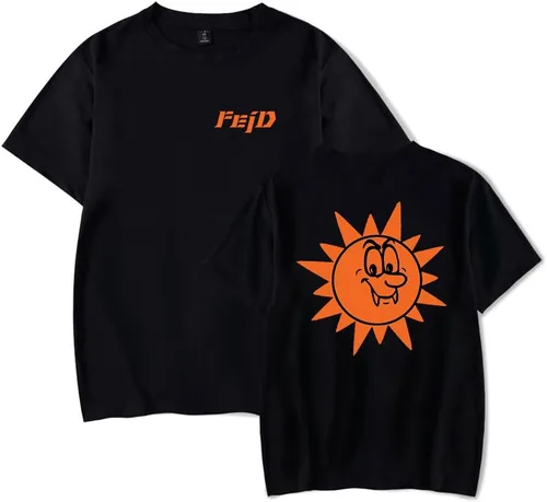 PBCIMNCV Feid Rapper Camisetas Ferxxocalipsis Album Merch Mujeres Hombres Moda Casual Manga Corta Tee Streetwear