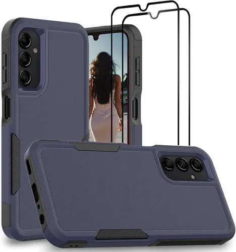 Miniatura 220 de Jeylly Compatible con Samsung Galaxy A22 5G Funda, Funda Samsung A22 5G con 2pcs protectores de pantalla de vidrio templado
