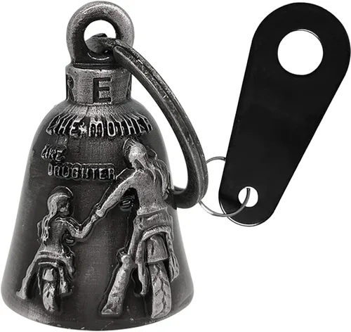 Miniatura 15 de Dream Apparel Campana de motocicleta Guardian Angel Drive Away Gremlin, campana de motociclista para hombres y mujeres, regalo de buena suerte