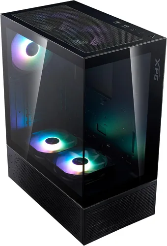 Miniatura 2 de XPG INVADER X MINI ATX - Carcasa para PC con 5 ventiladores ARGB, color negro - BKCWW