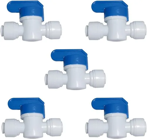Malida Válvulas de unión de caños de agua de igual diámetro externo, de conexión rápida. Válvula de 1/4 x 1/4 pulgadas de diámetro externo, para