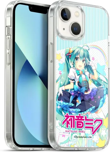 Miniatura 149 de Head Case Designs Licencia Oficial Hatsune Miku Gráficos Lindos Carcasa de Gel [Protección de Grado Militar] Compatible con Apple iPhone 7