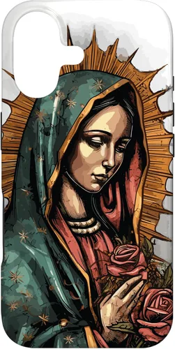Miniatura 32 de Funda para iPhone 12 Pro Max Virgen De Guadalupe Católica Virgen De Guadalupe